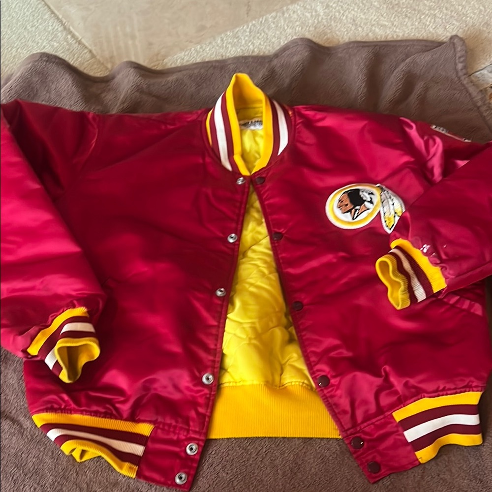 Vintage STARTER Redskins satin Bomber Jacket